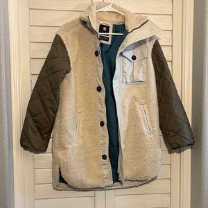 G-Star Beige and Khaki Quilted Puffer Jacket